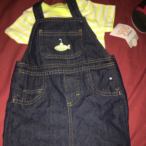 2 Piece Jean Overall - Picture 1 of 2
